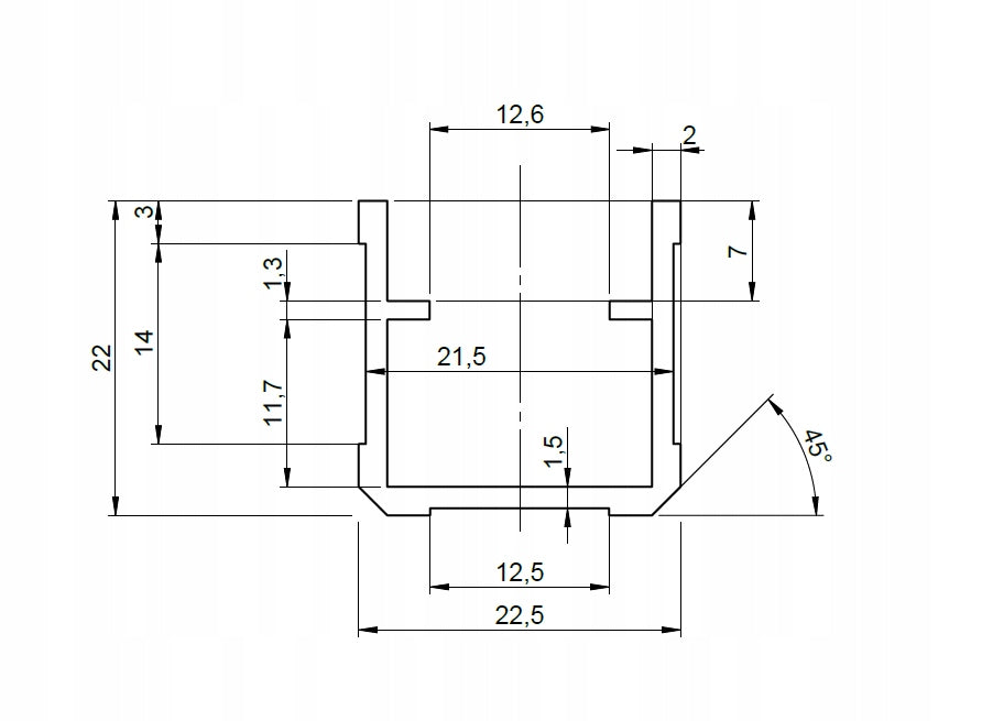 Profil montażowy szyna aluminiowa do paneli PV 2200mm + łącznik GRATIS