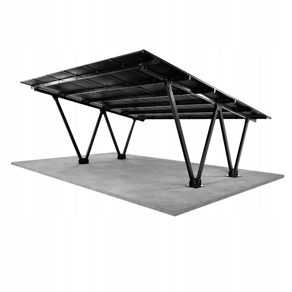 Carport fotowoltaiczny, wiata samochodowa dwustanowiskowa 8,1kW