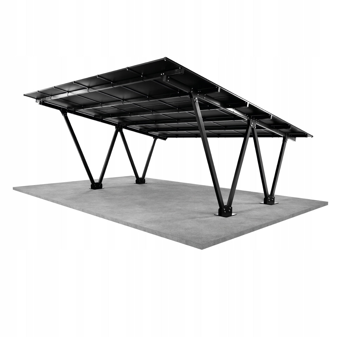 Carport fotowoltaiczny, wiata samochodowa dwustanowiskowa 8,1kW