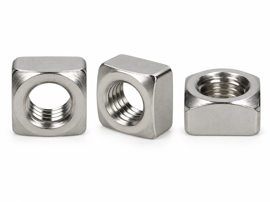 Śruba imbusowa M8×25 + nakrętka kwadratowa M8 – 10 szt.