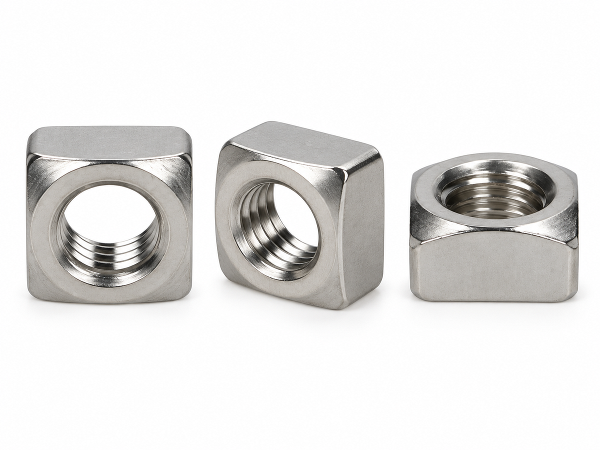 Śruba imbusowa M8×25 + nakrętka kwadratowa M8 – 10 szt.
