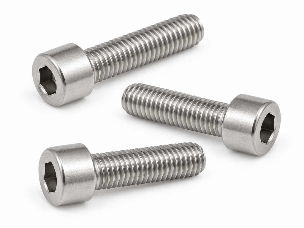Śruba imbusowa M8×25 + nakrętka kwadratowa M8 – 10 szt.